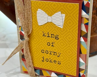 King of Corny Father’s Day Card