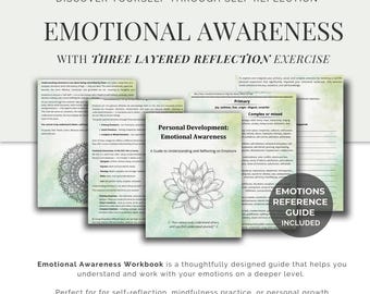 Conciencia emocional: Manual para la autorreflexión, la claridad y el crecimiento (PDF imprimible)