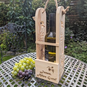 Wine box WOOD wine packaging personalized gift box wooden box casket wooden box for 1 wine bottle wine gift