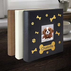 Personalized Dog Photo Album, Dog Picture Gifts, Picture Album, 4X6 Photo Album For Pets, Dog Mom Gifts, Cat Photo Album, Dog Memory Gift