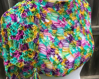 Crochet Pattern - Ananda Shawl - Lace Crochet Pattern - Instant PDF Digital Download - Make it Crochet