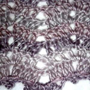 Crochet Pattern Instant PDF Digital Download Pearl Cowl Pattern Autumn Winter Cowl Soft Pink Purple Grey Chevron Make It Crochet image 3