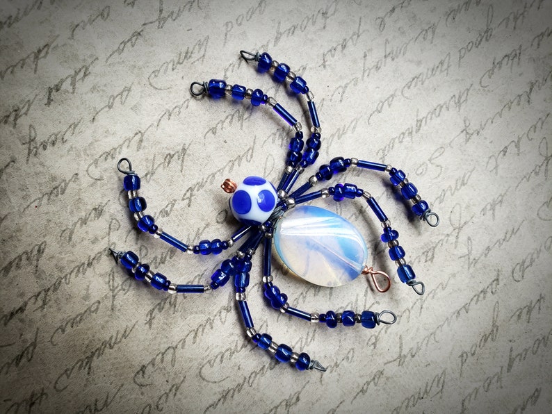 Opalite Spider Ornament