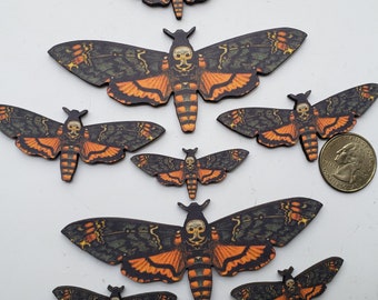 Deathshead Moth Woodcut Supplies DIY