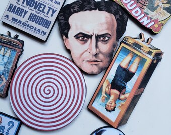 Houdini Woodcut Jewelry  Supplies