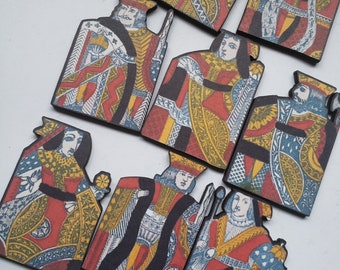King and Queen Card Woodcut   Art Supplies
