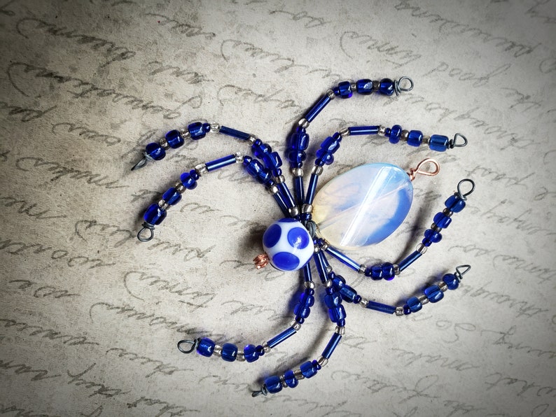 Opalite Spider Ornament