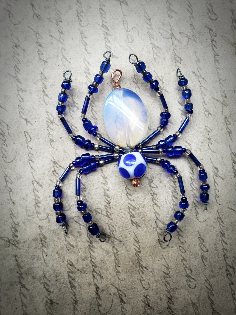 Opalite Spider Ornament