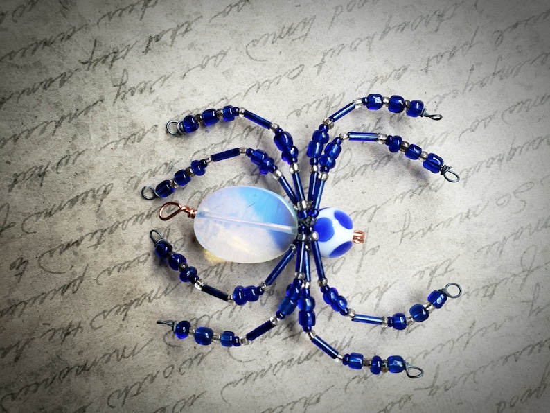 Opalite Spider Ornament