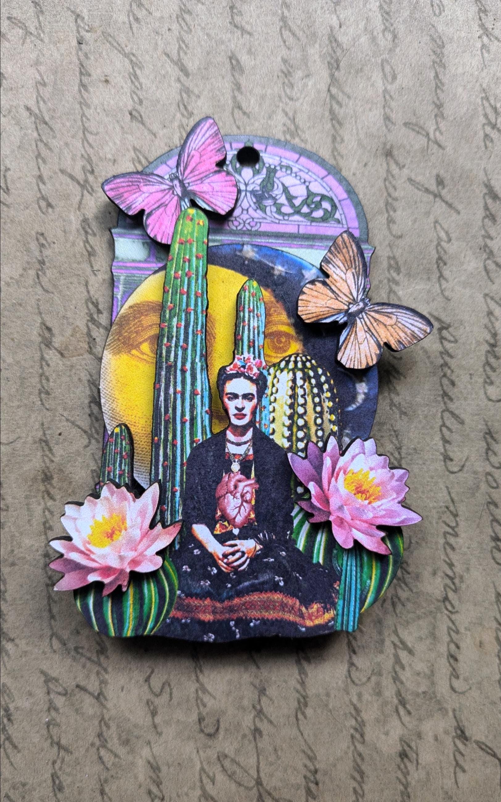 Frida Kahlo Laser Cut Ornament - Etsy