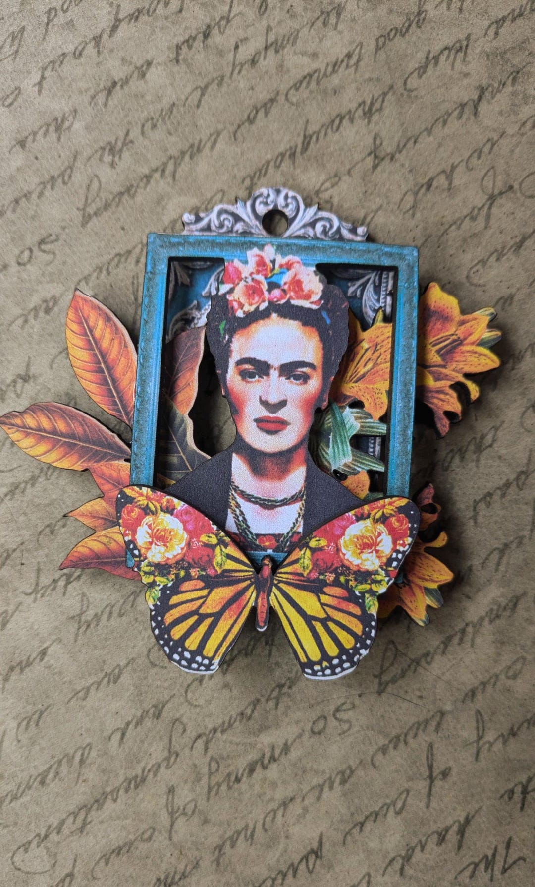 Frida Kahlo Laser Cut Ornament - Etsy