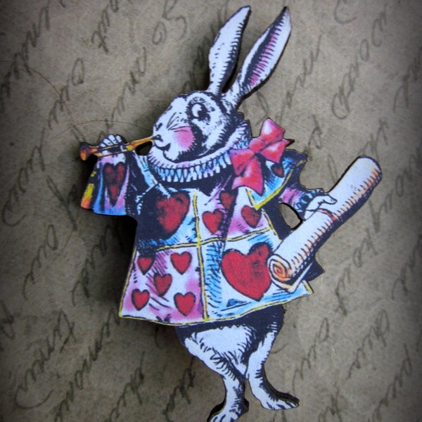 Broche del Conejo Blanco