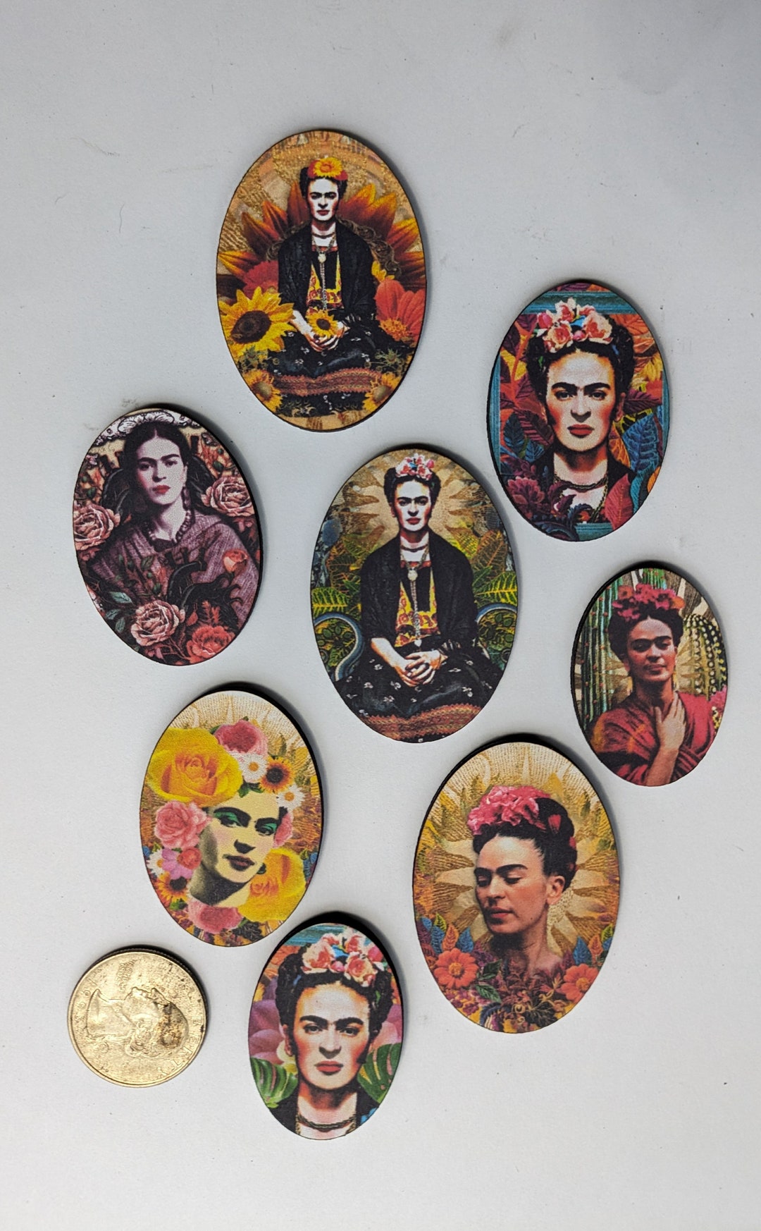 Frida Kahlo Ovals Laser Cut Mixed Media Art Supplies - Etsy