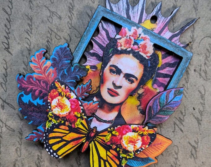 Frida Kahlo Laser Cut Ornament - Etsy