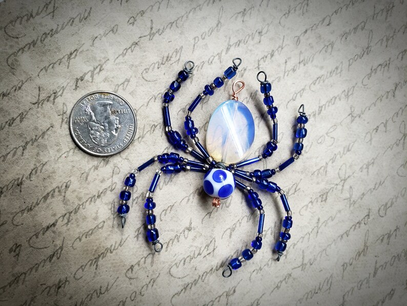 Opalite Spider Ornament