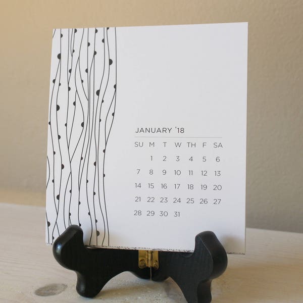 Easel Calendar Etsy