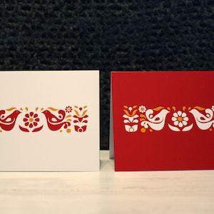 Vintage Pyrex Patterns Notecards - Patrón de amistad