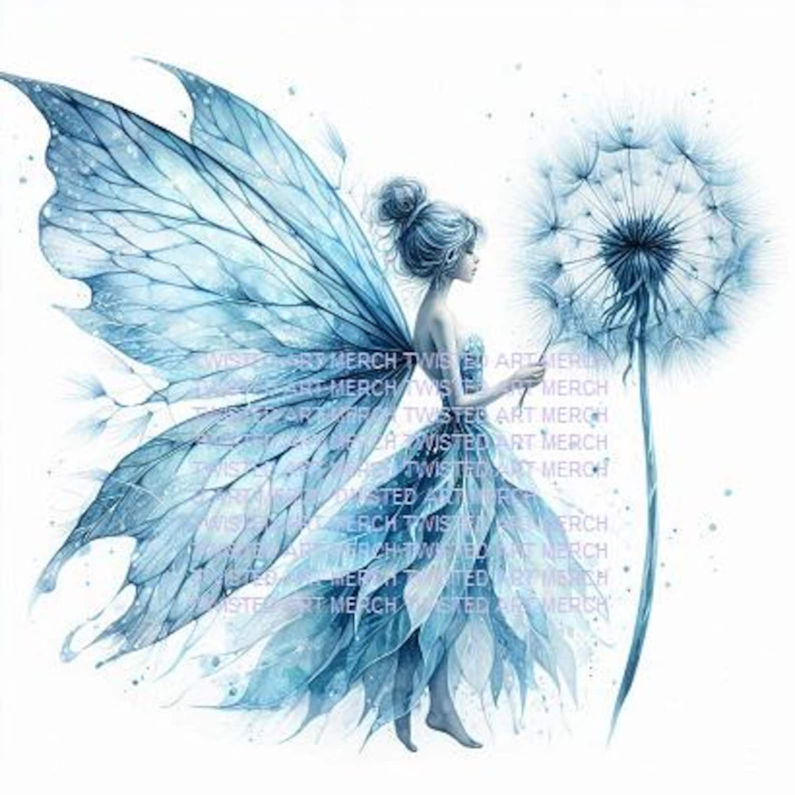 Enchanting Watercolor Fairy Art Set - 25 Magical Fairy Illustrations ...