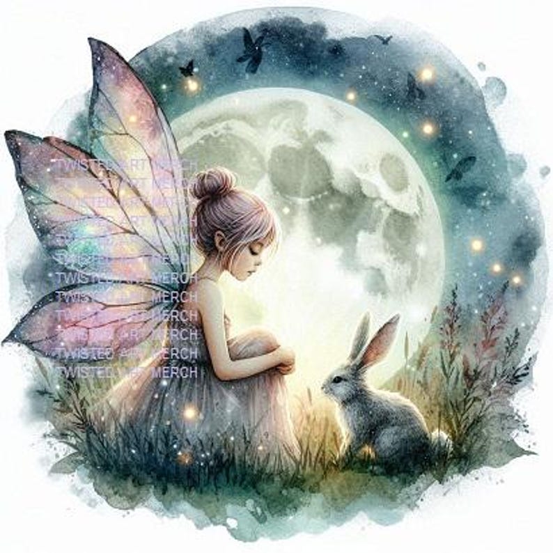 Enchanting Watercolor Fairy Art Set - 25 Magical Fairy Illustrations ...