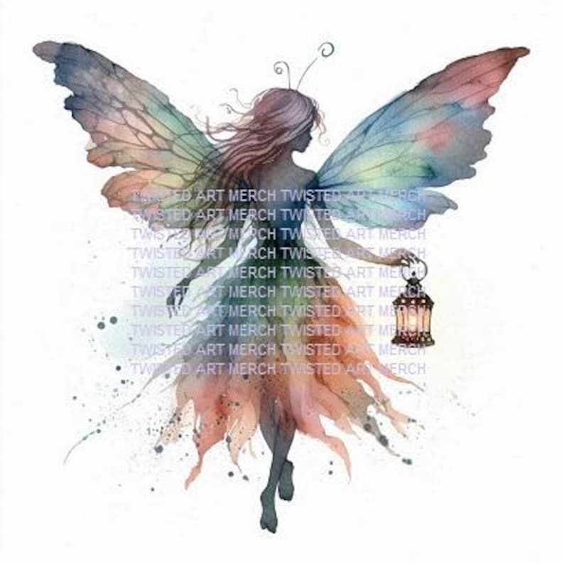 Enchanting Watercolor Fairy Art Set - 25 Magical Fairy Illustrations ...