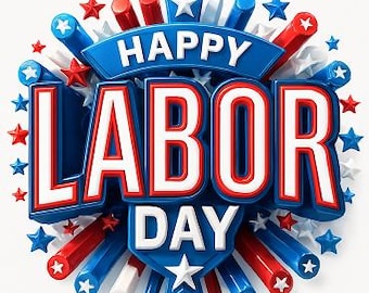 Labor Day Clipart: Patriotisch Digitale JPGs zum Basteln (Digitaler Download)