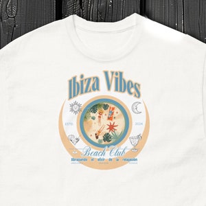 Ibiza Vibes Beach Club Social Club T-Shirt for Her Ibiza Holiday Tee Gift Vacation 2024 Ibiza Graphic Social Club Shirt Unisex classic Tee