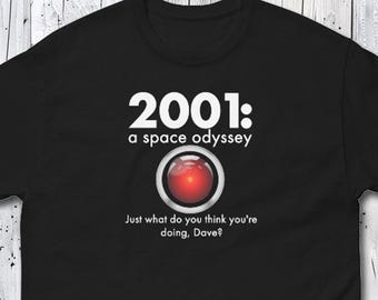 2001: A Space Odyssey T-Shirt - HAL 9000 Iconic Movie Tee