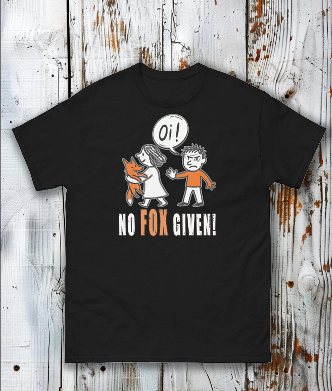 No Fox Given Graphic T-shirt, Funny Rebellious Unisex Top - Etsy