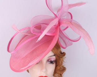 Tocado Sinary para mujer, para fiesta de té, con pinza de cocodrilo, estilo Kentucky Derby.