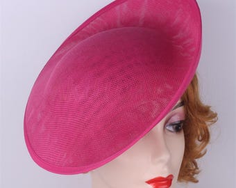 Sinary Fascinator Hat Base Linenette Ascot, Derby, Wedding 30 cm