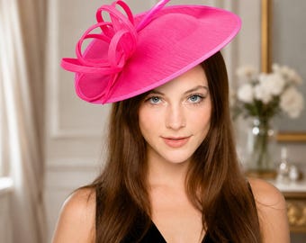 Sombrero fascinador de plumas Sinary para mujer, sombrero de cóctel, boda, fiesta de té, Kentucky Derby, iglesia, día de carreras