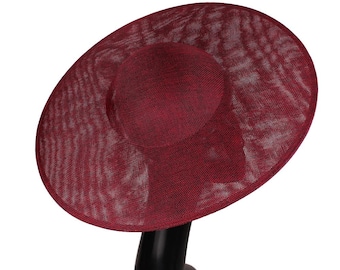 Sinary Fascinator Hat Base Linenette Ascot, Derby, Wedding 40 cm