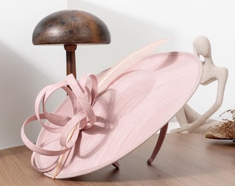Tocado Sinary para mujer, diadema con clip para boda en el Derby de Kentucky y Royal Ascot