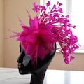 Women's Fascinator Tea Party Hat with Alligator Clip Church Kentucky Derby Hat