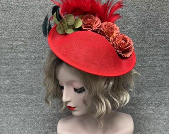 Blumen Fascinator Hut Kentucky Derby Tea Party Hochzeit Kopfschmuck