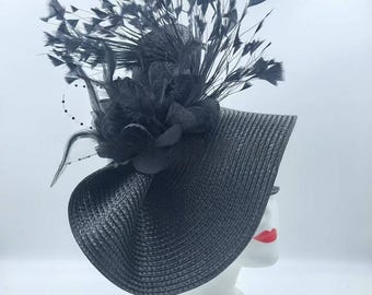 Floral Fascinator Hat: Kentucky Derby Tea Party Wedding Headpiece