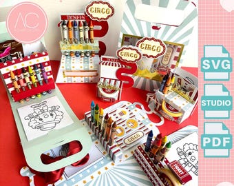 Coloring Activity Box SVG - Etsy UK