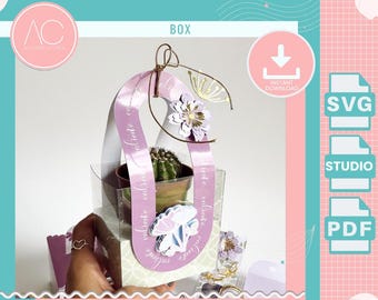 Plant Box – Digital Template SVG/PDF for Cricut & Silhouette | DIY Planter Box | Instant Download