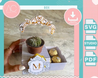 DIY Muttertag Geschenk Box Vorlage - SVG, Clipart & Papiere (Digitale Datei)