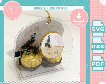 Ferrero Rocher Box Template: Customizable Chocolate Box (SVG, Studio, PDF)
