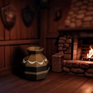 Zelda Pot Breakable Low-Poly Magnetic z rupiami, projekt 3D i druk FDM zdjęcie 3
