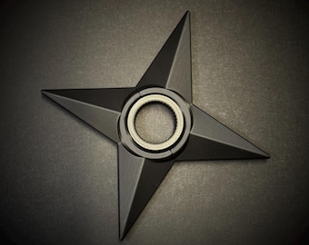 Shuriken Ninja Star Custom Color 4" Fidget Spinner Toy, projekt 3D i druk FDM