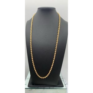 Collar pequeño de perlas de imitación enjauladas en tono dorado vintage de Napier Dainty