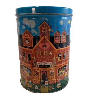 Vintage Tilly&#39;s Teddy Bear Emporium Tin, Roger Nannini, Sunrise Publications