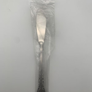 Vintage New Old Stock Orleans Silver Stainless Korea Spreading Butter Knife