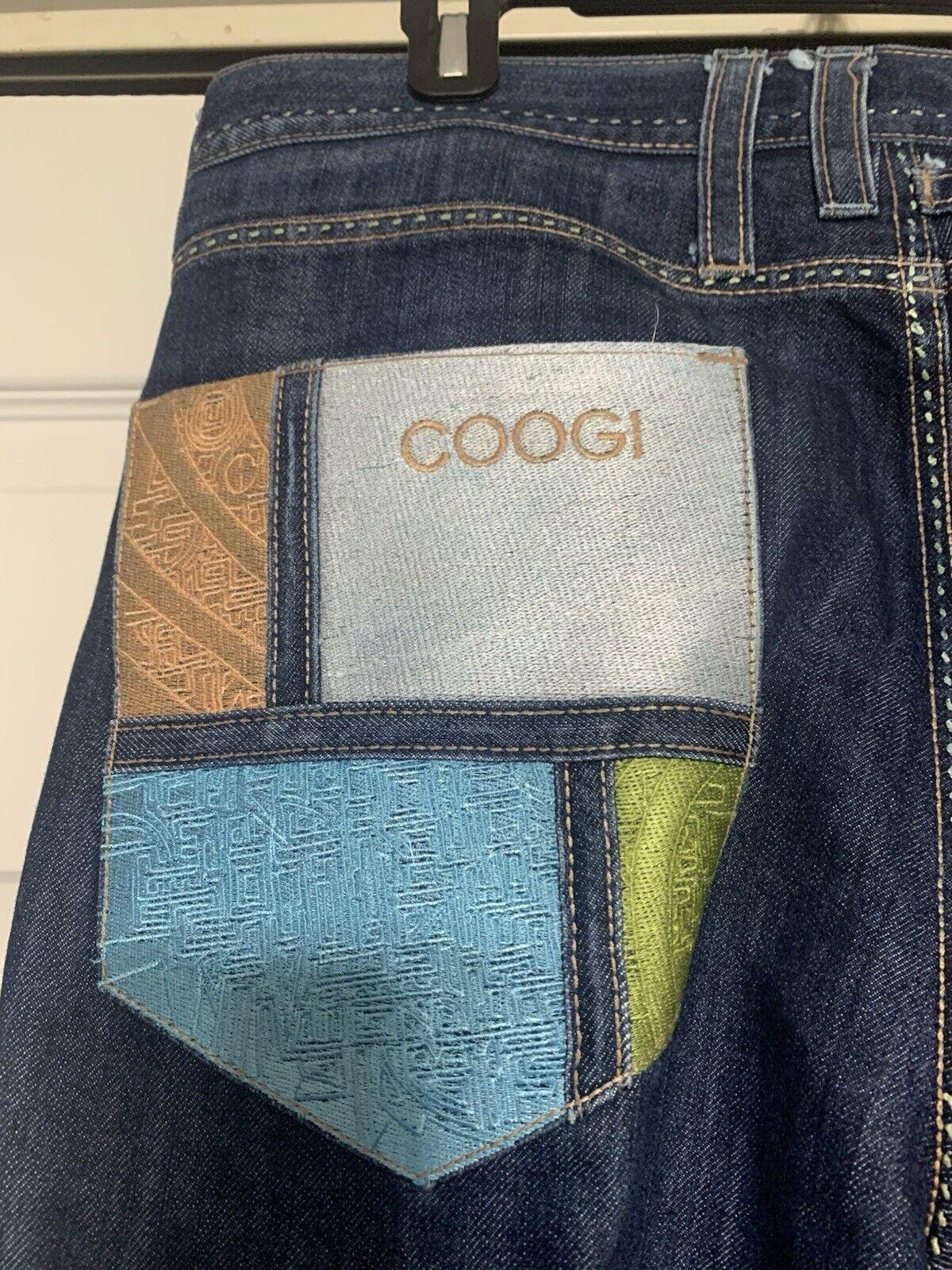 VTG Coogi Jeans Men 40x32 Blue Denim Embroidered Baggy Straight  display picture 1