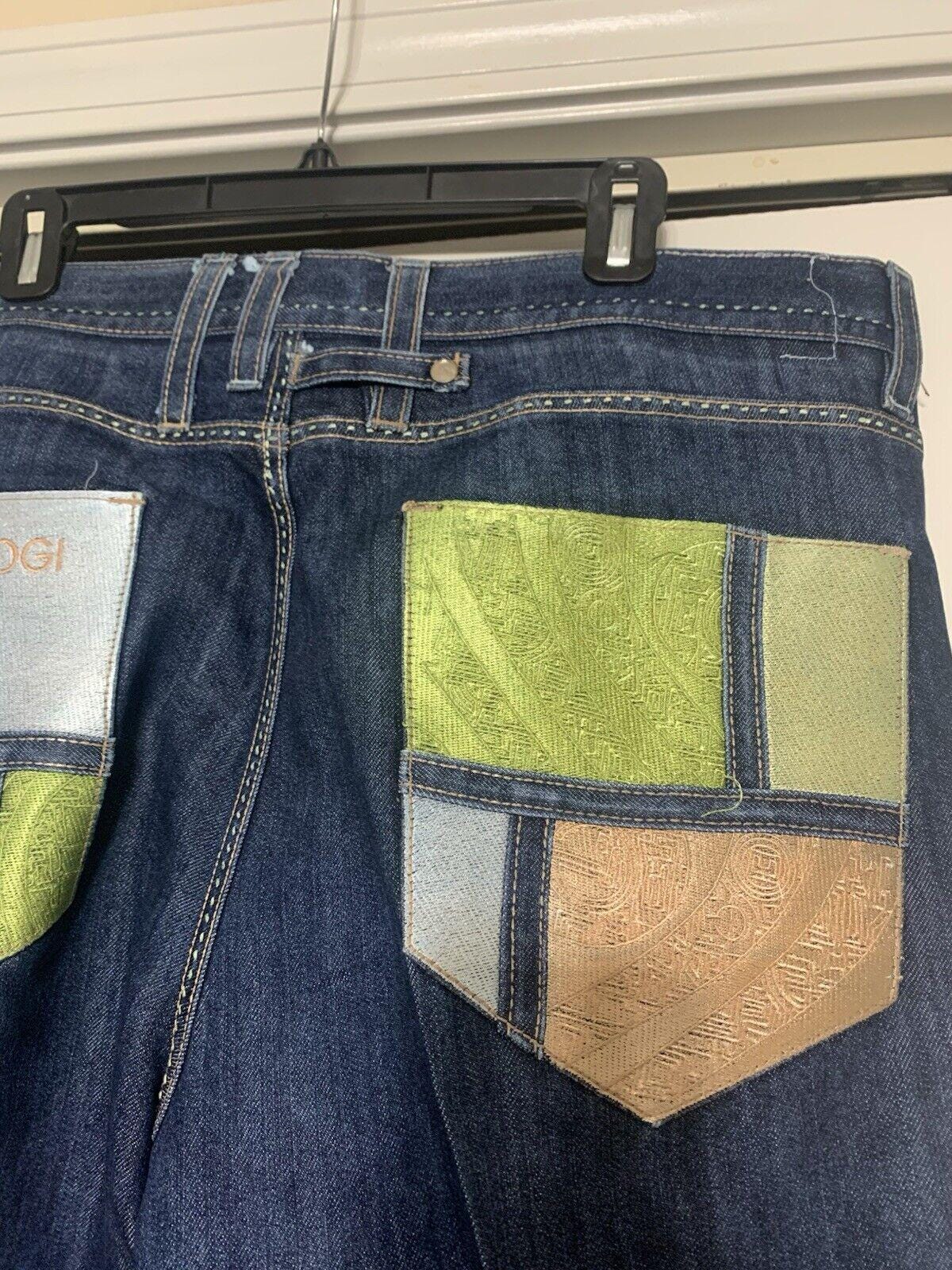 VTG Coogi ジーンズ メンズ 40x32 ブルー デニム 刺繍 バギー 