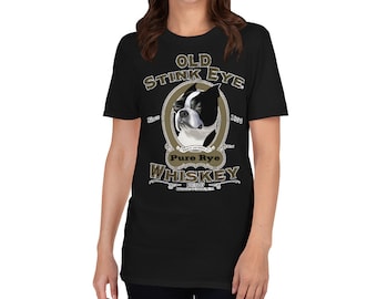 Boston terrier Short-Sleeve Unisex T-Shirt, boston terrier gift, tee shirt, dog shirt, boston terrier shirt