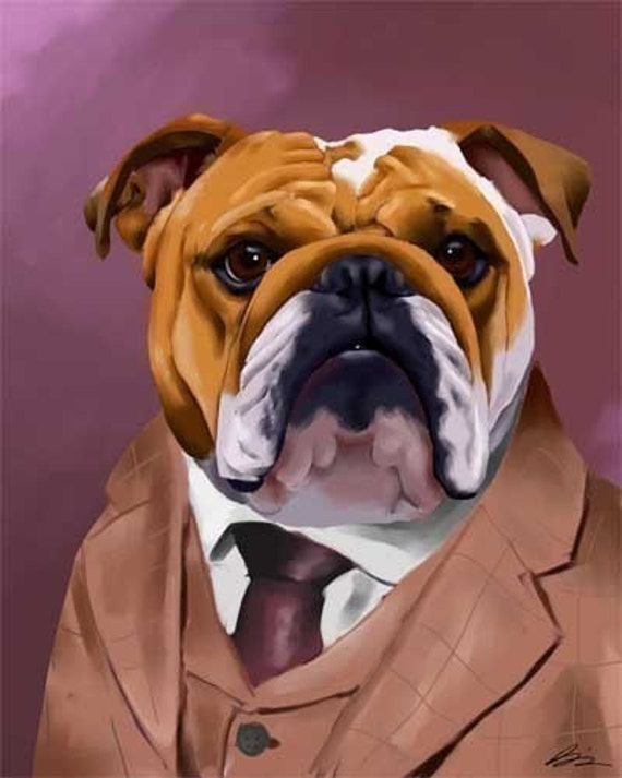 pirata perro - bulldog inglés vestido Foto de stock 86511841