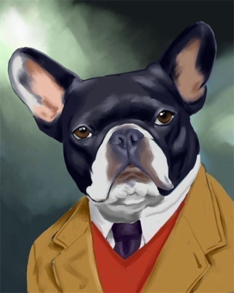 French bulldog gift /French Bulldog art print / Frenchie | Etsy